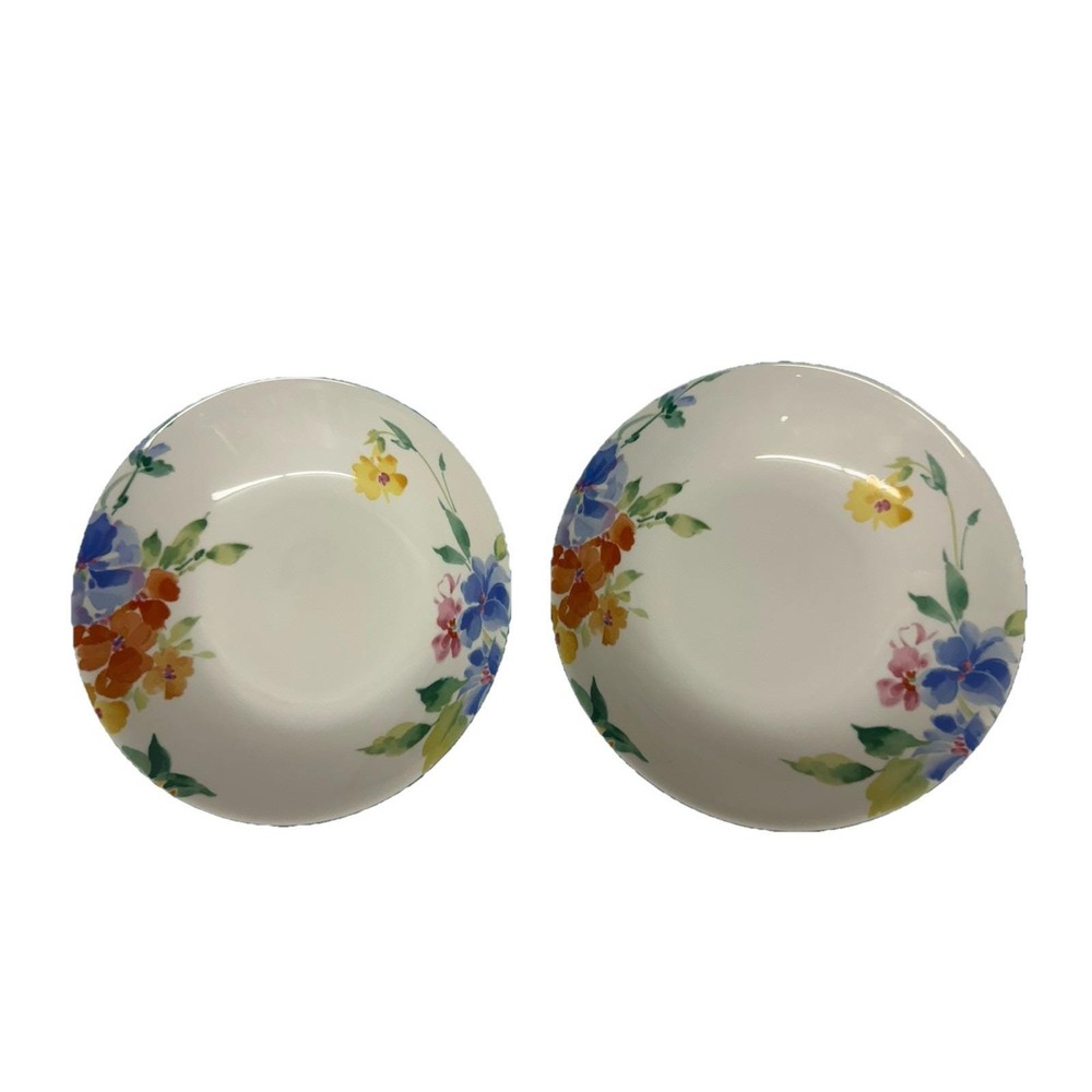 Studio Nova Spring Rhapsody Bowls 7 5/8" Y0106 Floral Set Of 2